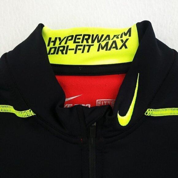 Nike Pro Combat Hyperwarm Dri-Fit Max Men Small Fitted 1/4 Zip Pullover - Picture 9 of 11
